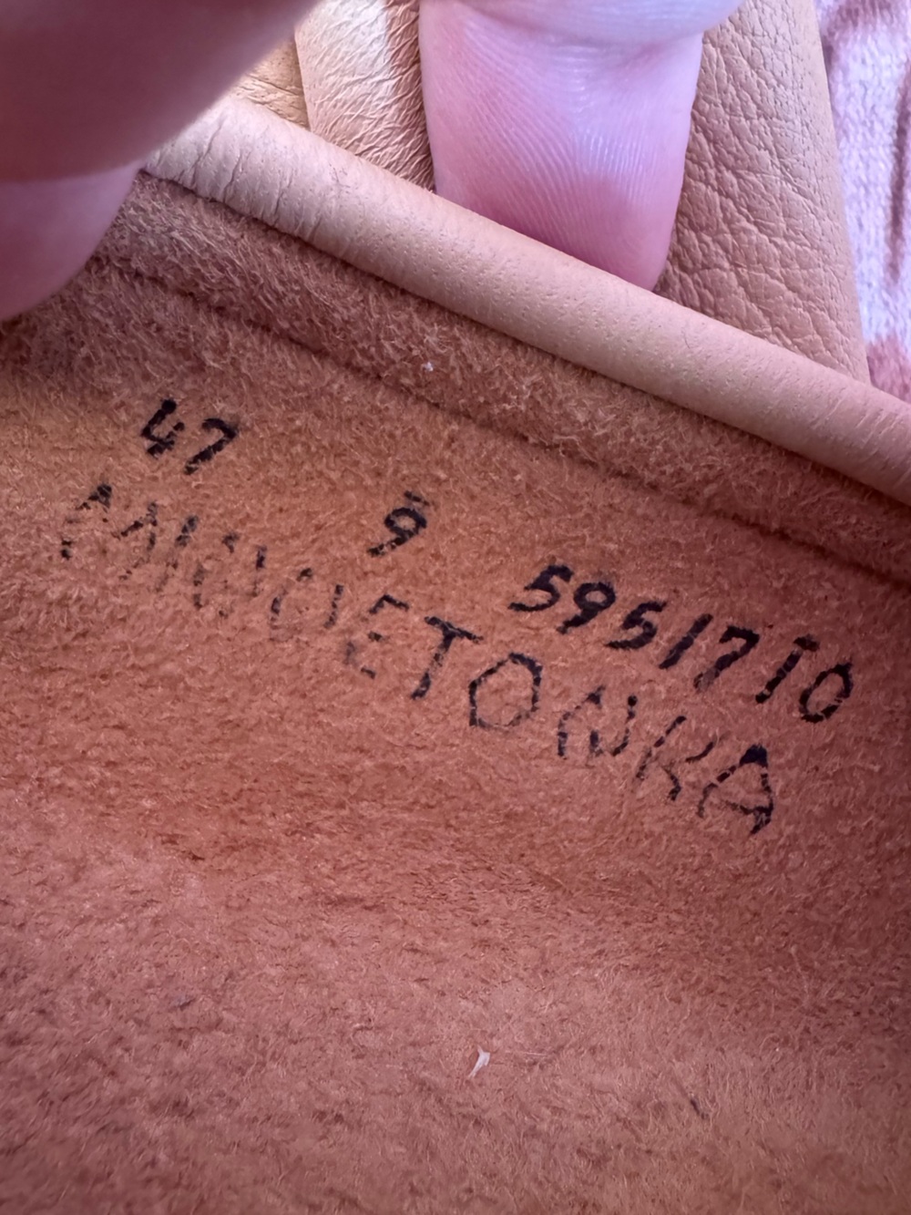 Minnetonka Deerskin Moccasins - Gore Front - Picture 9 of 10